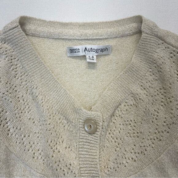 Marks & Spencer Gold Cardigan Size 6 knit - Picture 2 of 7